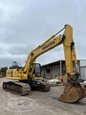 Back of used Excavator for Sale,Back of used Komatsu for Sale,Used Komatsu Excavator in yard for Sale